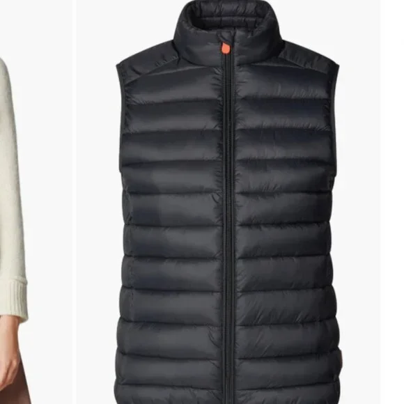 Save the Duck Puffer Vest in Black - Picture 2 of 5
